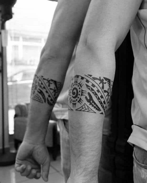Armband Tattoos | Band tattoo designs, Neck tattoo for guys, Forearm band  tattoos