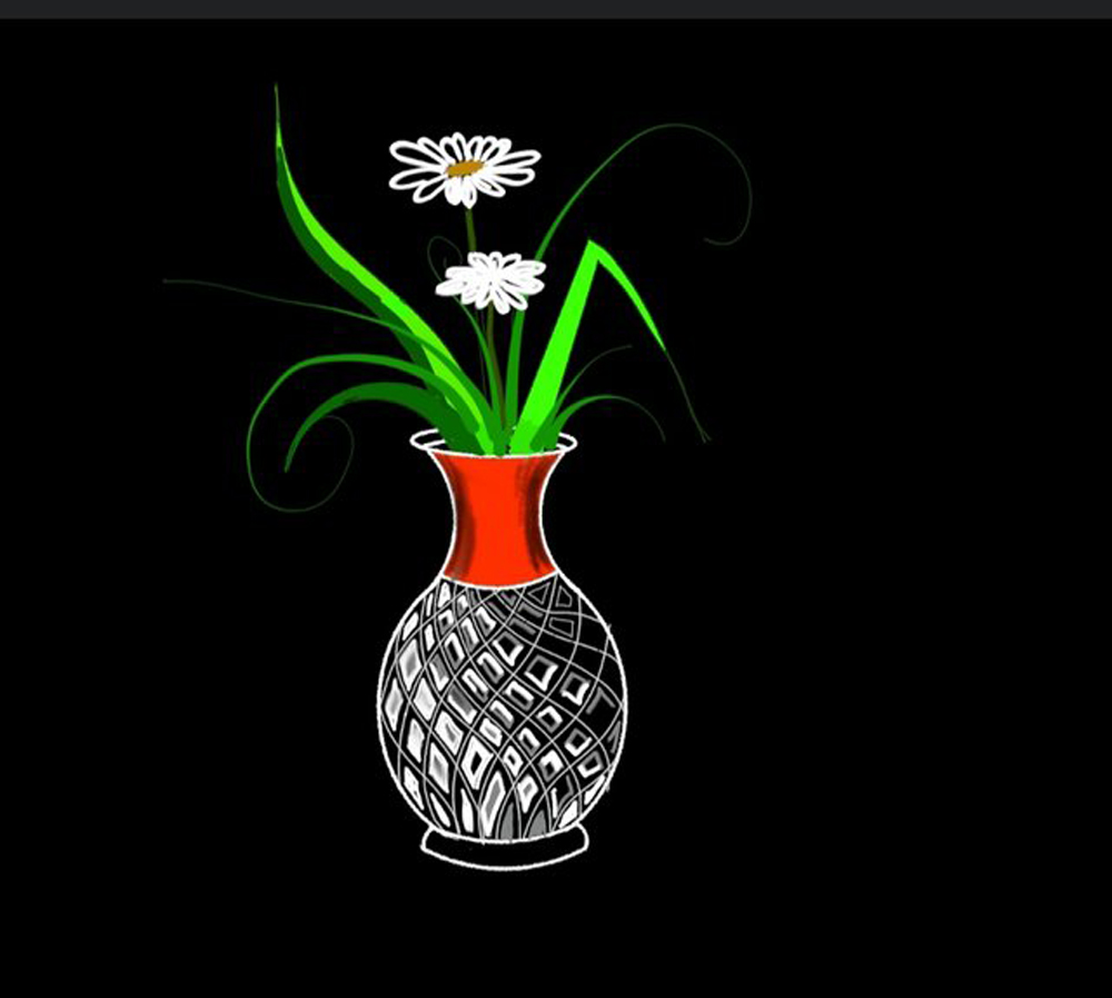 How To Draw A Beautiful Flower Pot