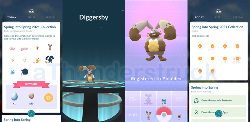 Collection Challenge and Diggersby Pokédex registry.png