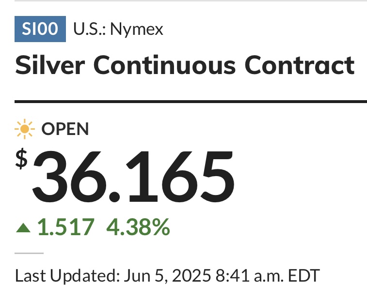 📈 Thursday morning emergency Silver 🪙 Price Vlog 🎙️ from the road!  $36.00 Breaks Overnight!   As Predicted 🤯