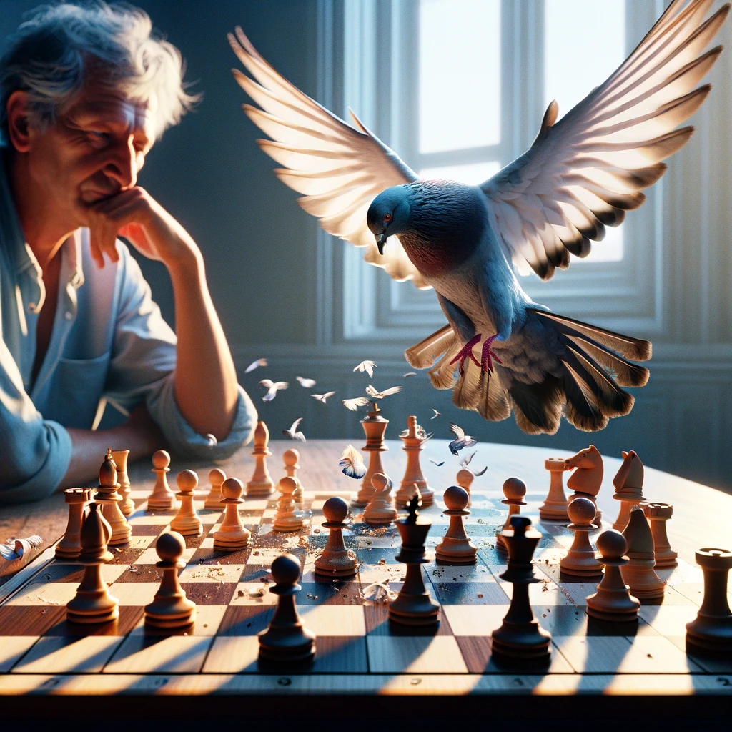 Man Playing chess with a pigeon_4.webp