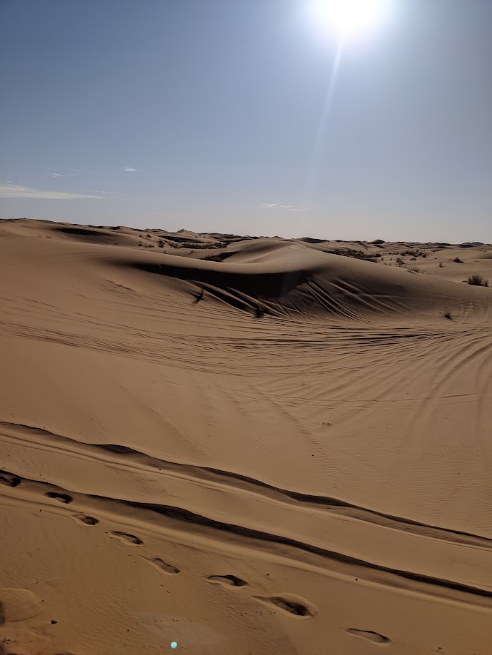 Following the Camels - Salty Earth & A Desert Lake - Merzouga, Morocco