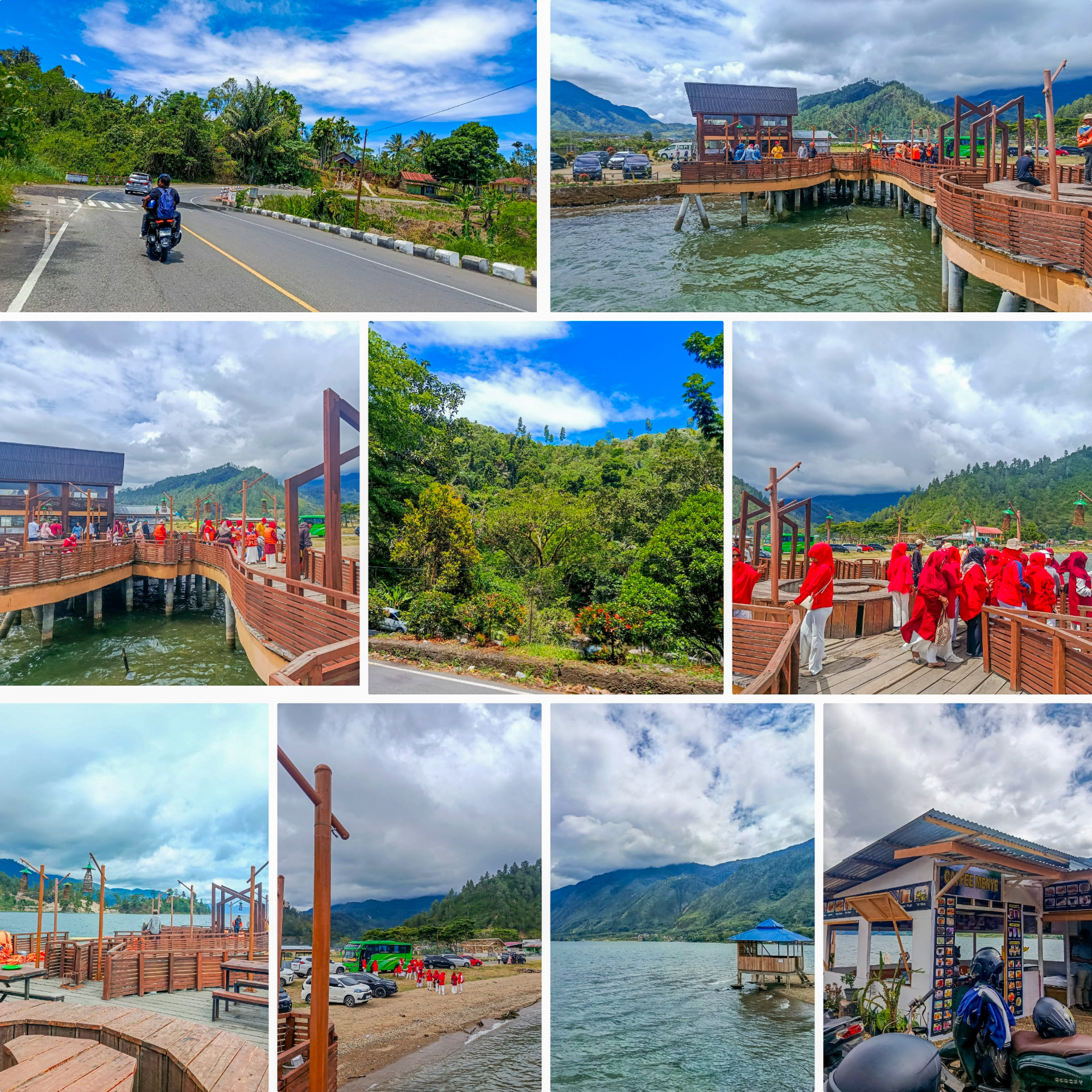 Visiting Pante Menye tourist attraction in Takengon, Central Aceh, it was very enjoyable to see the amazing views 🤗🤗