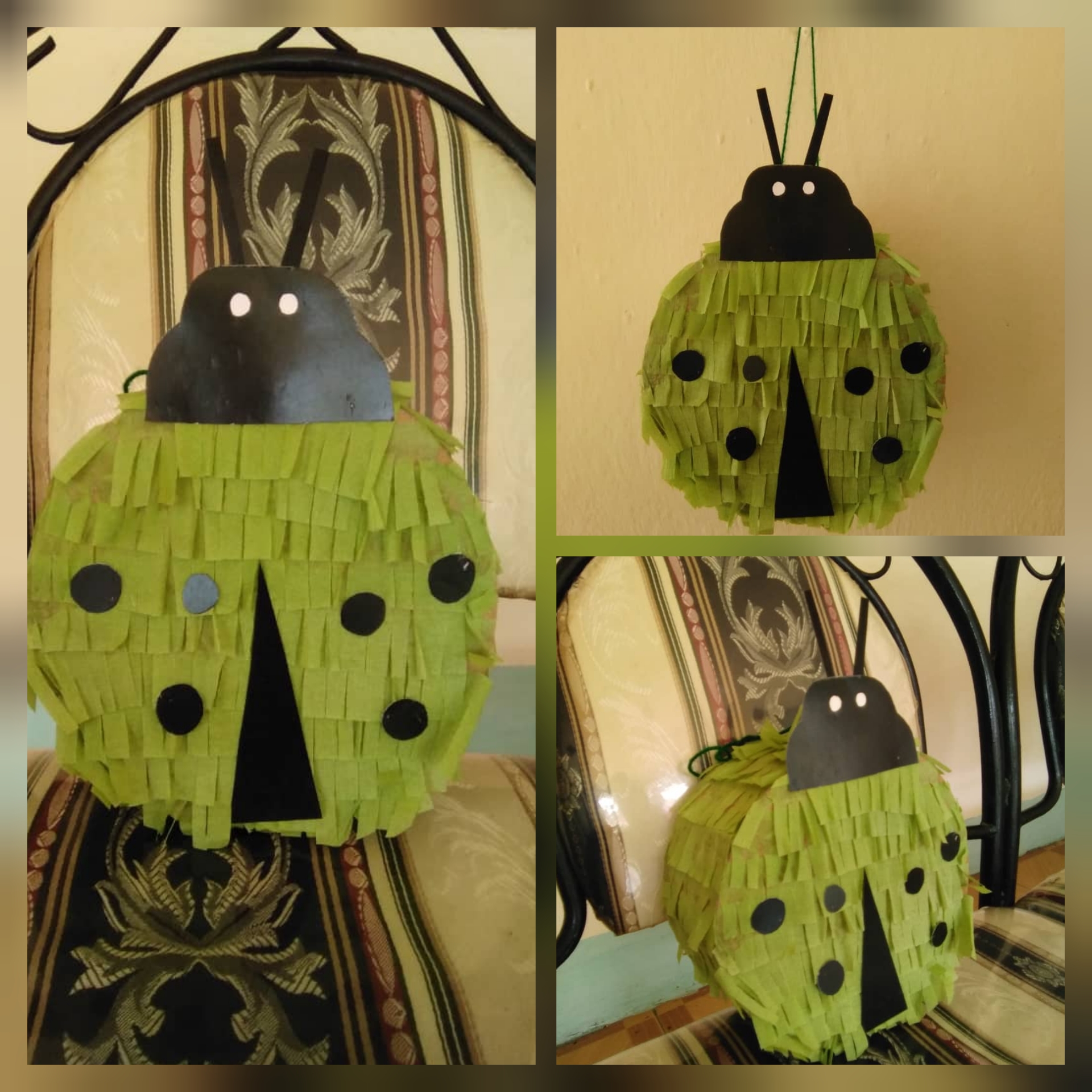 Pompeya girar una vez ESP/ENG)🐞Pequeña Piñata de Mariquita/🐞little ladybug piñata — Hive