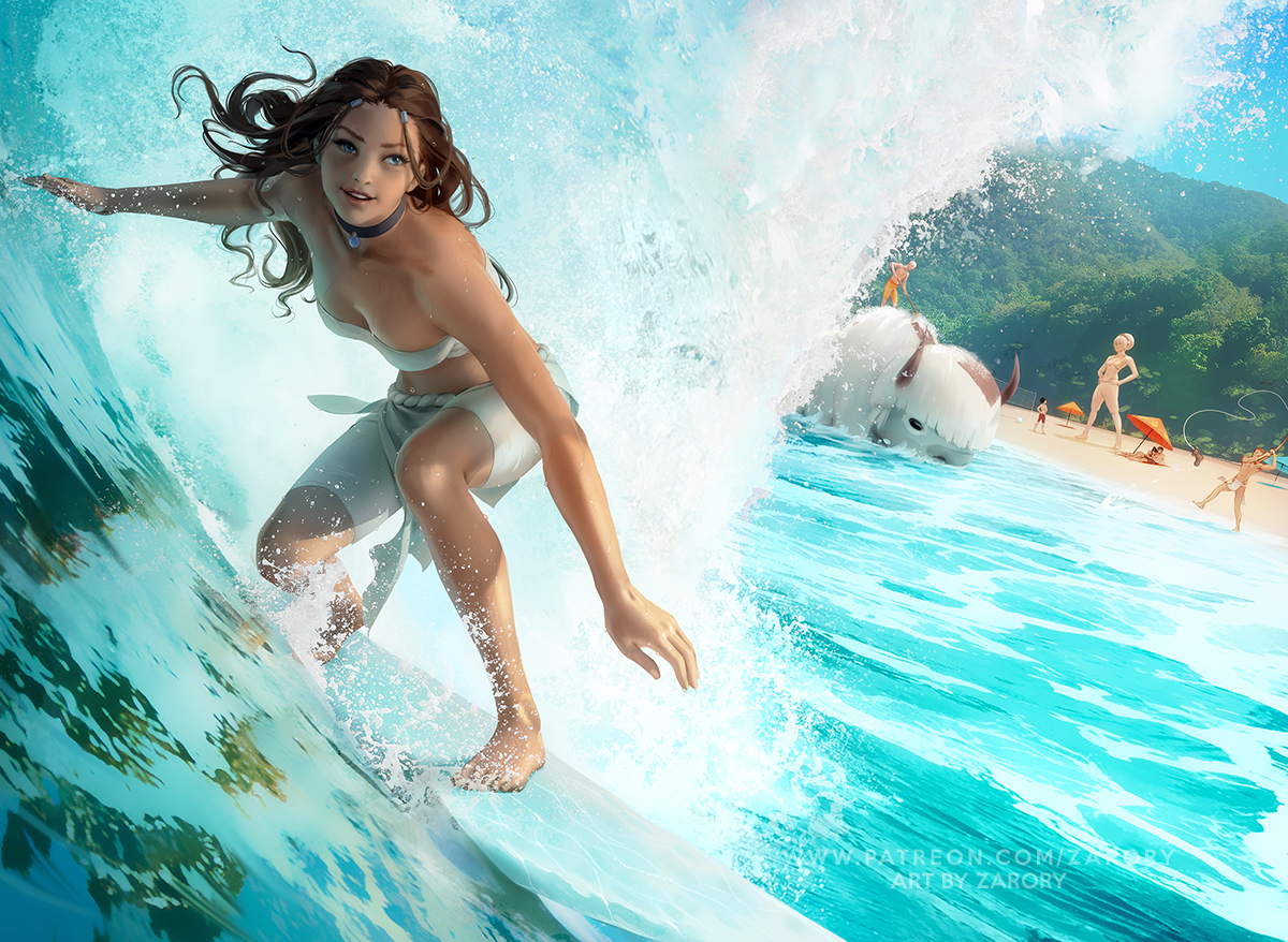 beach_day_katara_by_zarory_de1r6o2.jpg