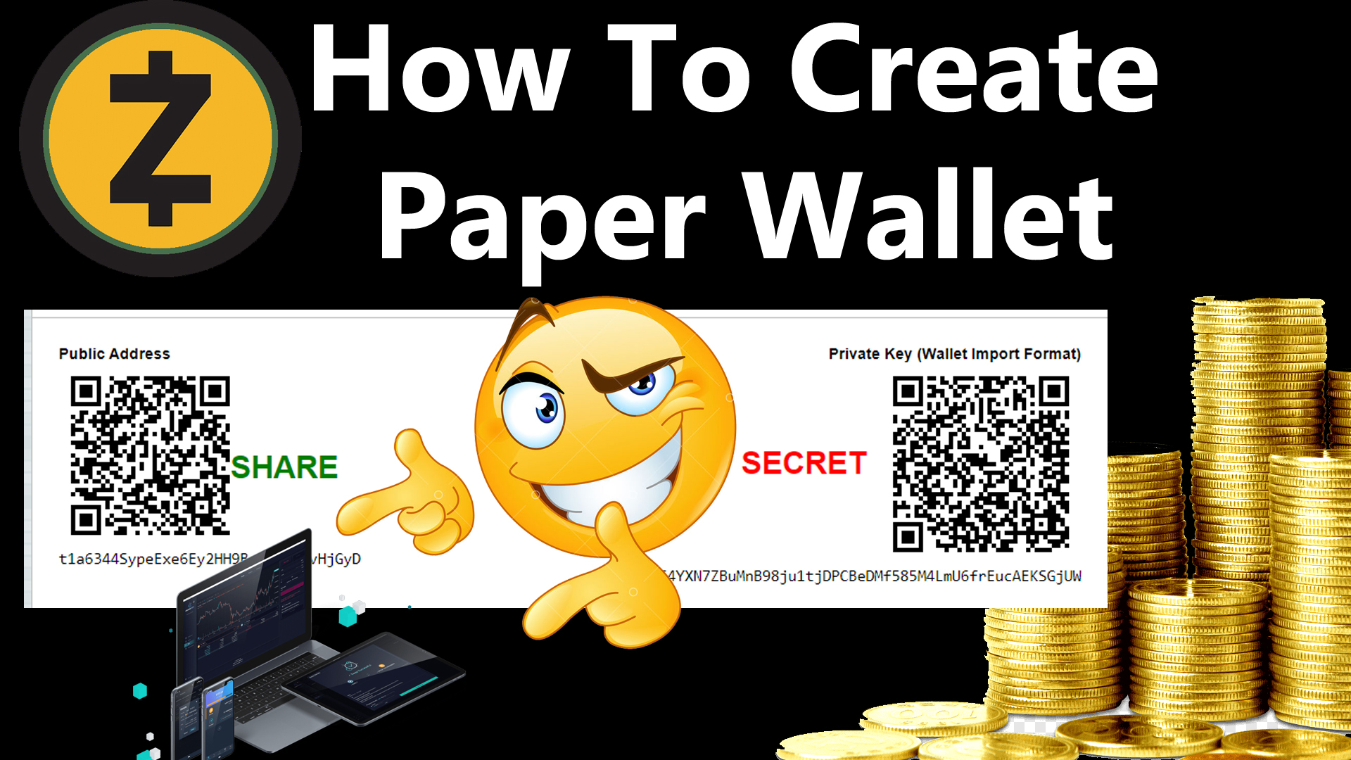 How To Create Paper Wallet of Zcash ( ZEC ) BY Crypto Wallets Info.jpg