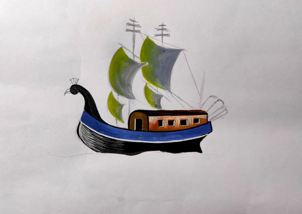 Boat Drawing - How To Draw A Boat Step By Step