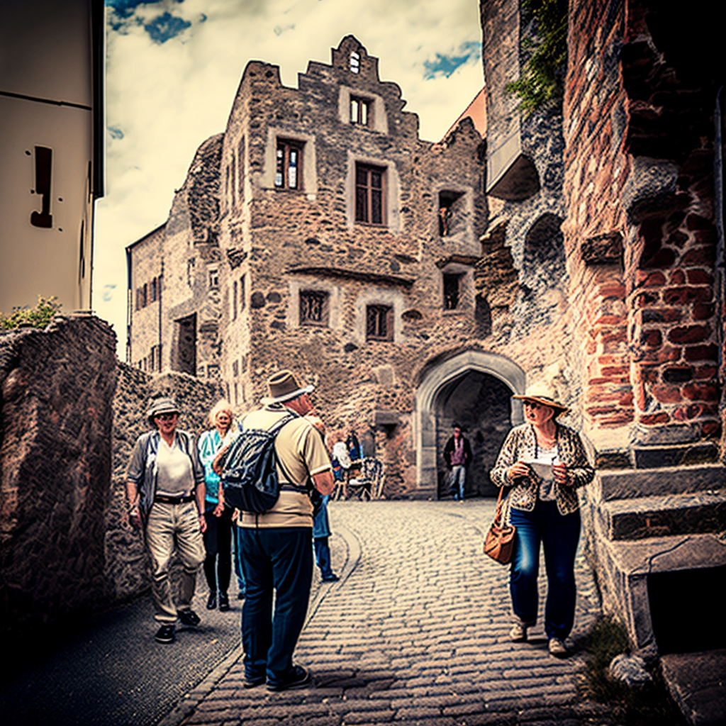 ZenithWombat_photo_of_tourists_exploring_an_old_castle_with_a_g_9814b3d2-8384-44b7-95c5-15057ce4be27.png
