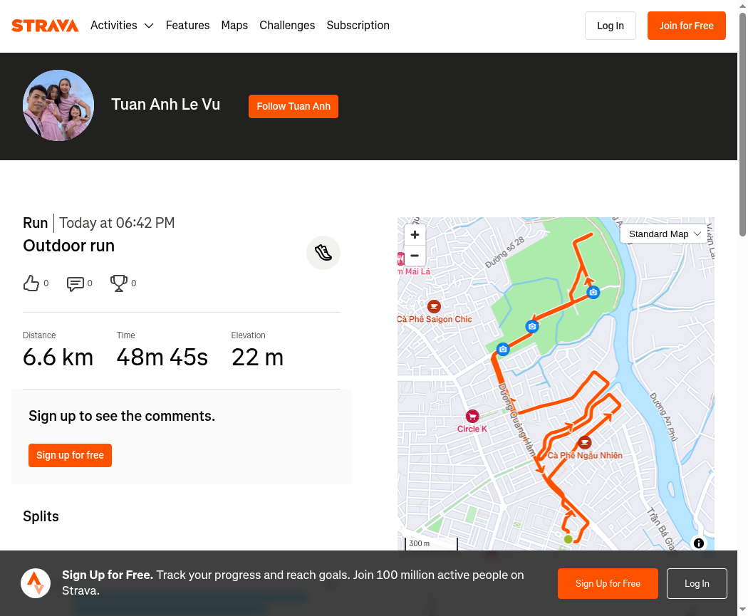 Outdoor run