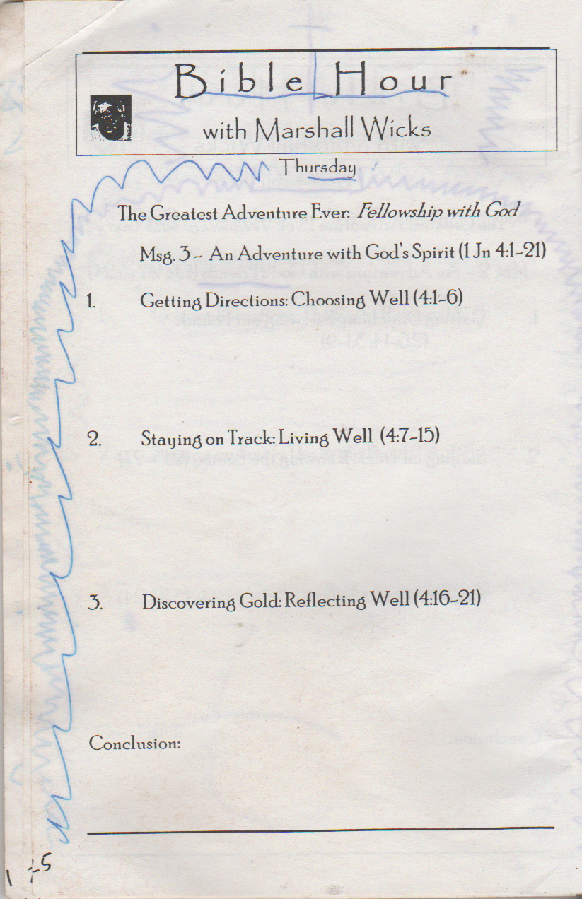 1999-07-25 - Sunday - West Coast Camp Quiet Time, Joey Arnold age 14, est date, most likely last week of July-26.png