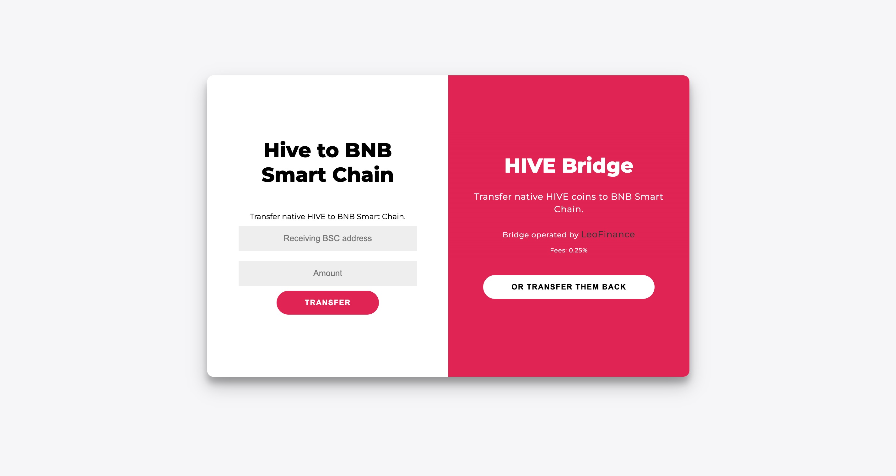 After buying Hive without KYC on ParaSwap, bridge them back to Hive.