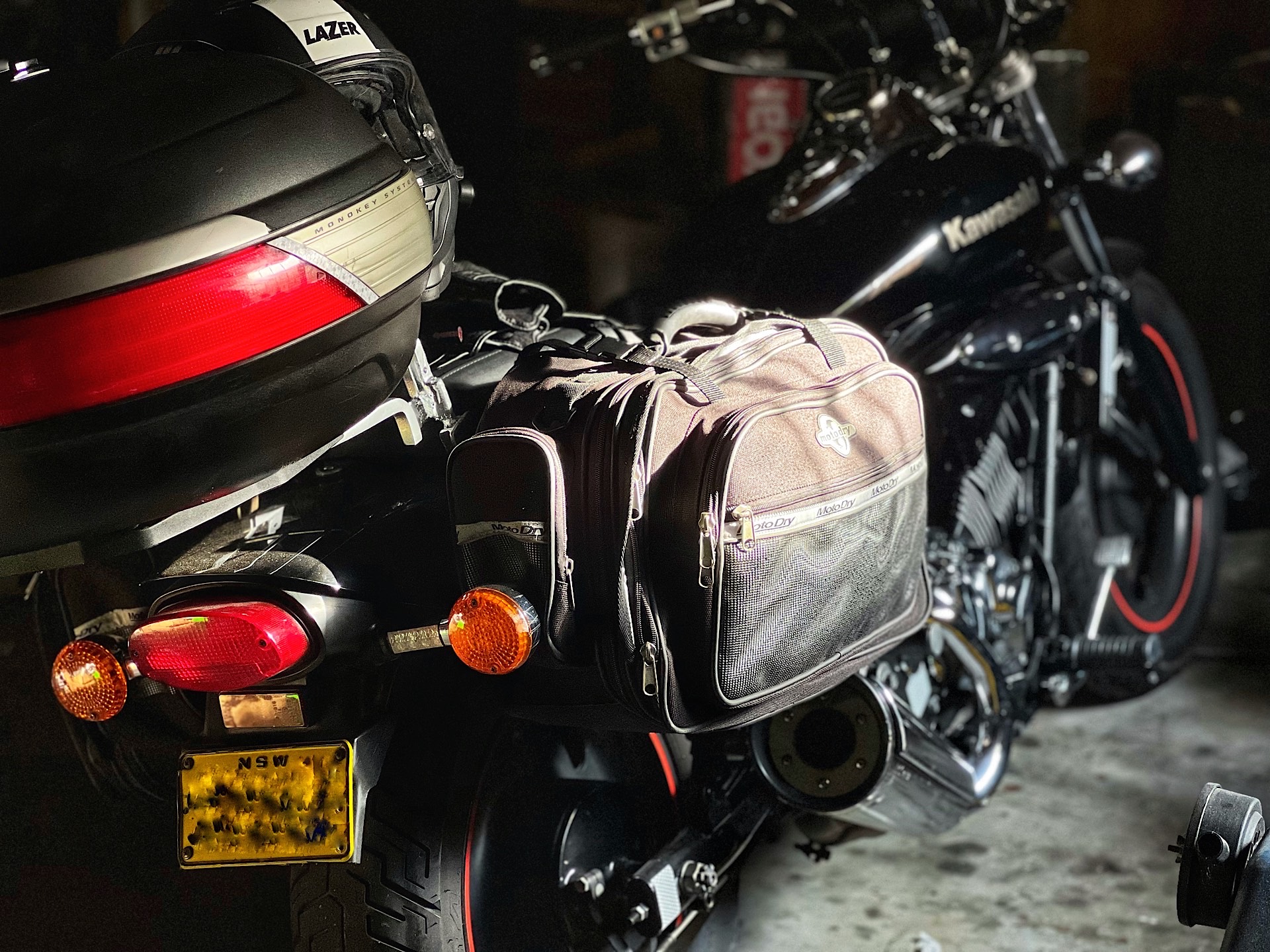MotoDry saddle bags