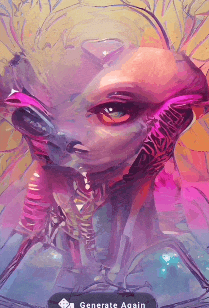 TrinityArt Alien AI Generative Art - Mini Me Alien Armee 24.gif