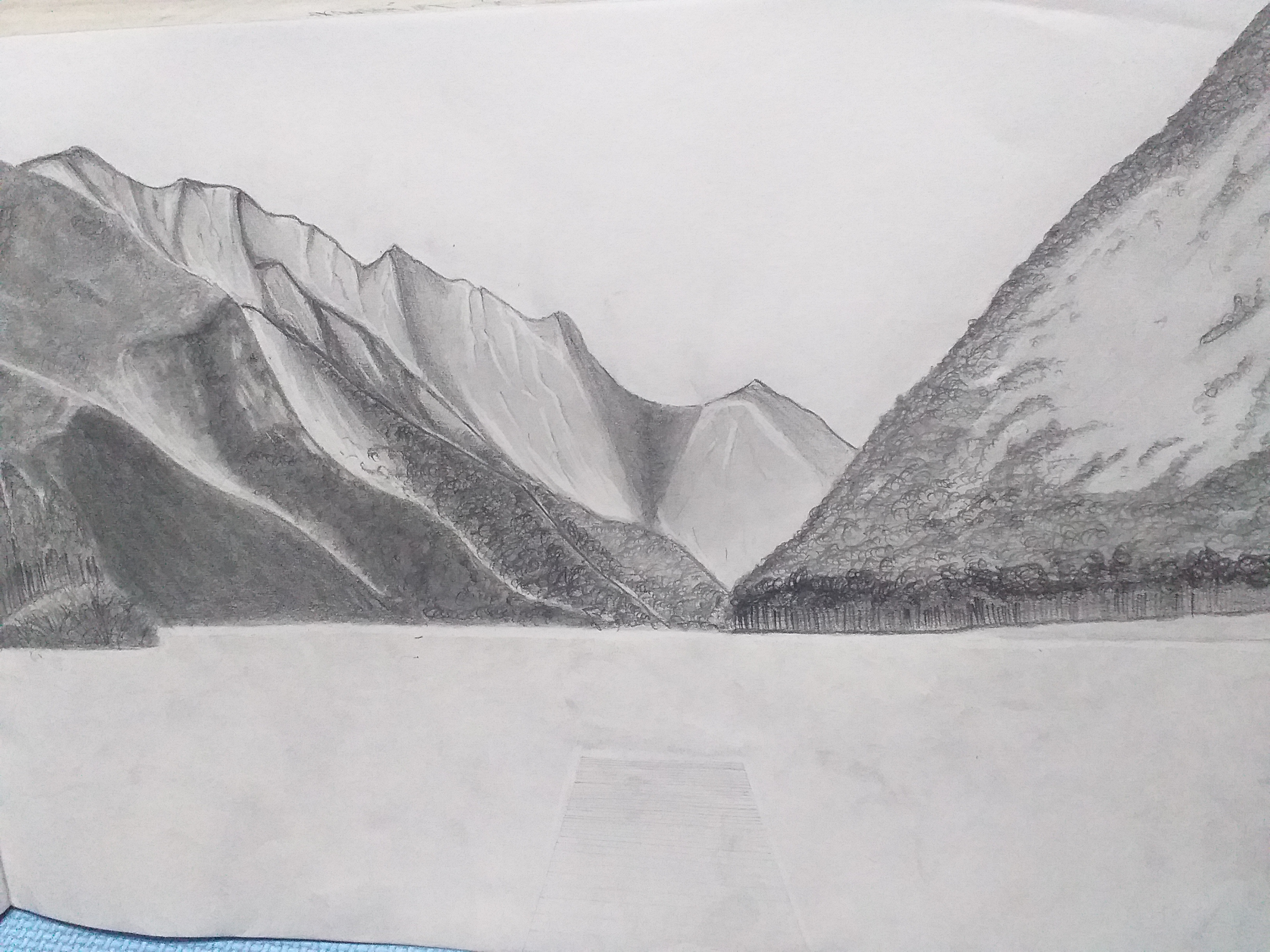 Lethal Chris's Misty Mountain | Mountain drawing, Landscape drawings,  Landscape pencil drawings