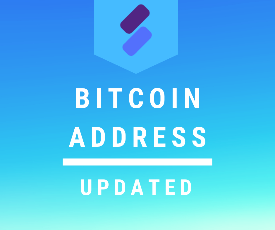 Bitcoin Address Updated