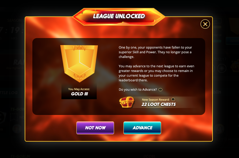 Gold III League Unlocked