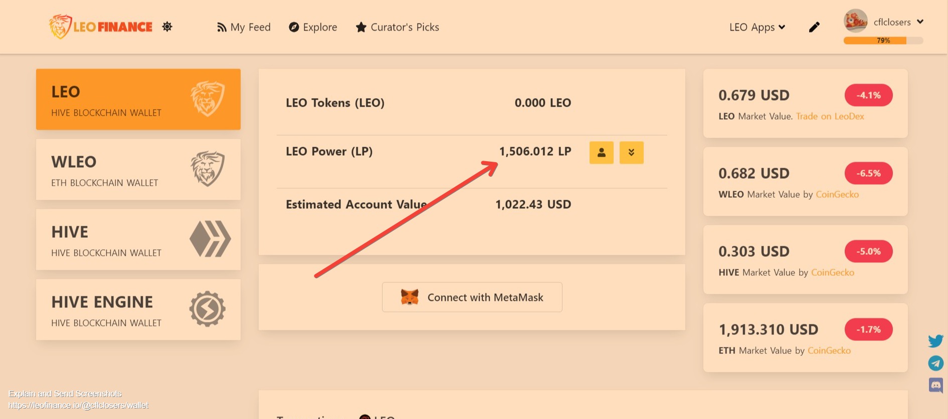 Screenshot of My Wallet — LeoFinance 16.jpg