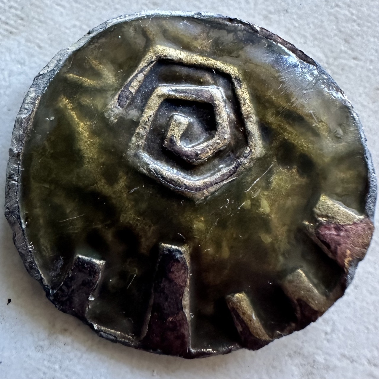 Badge found metal detecting