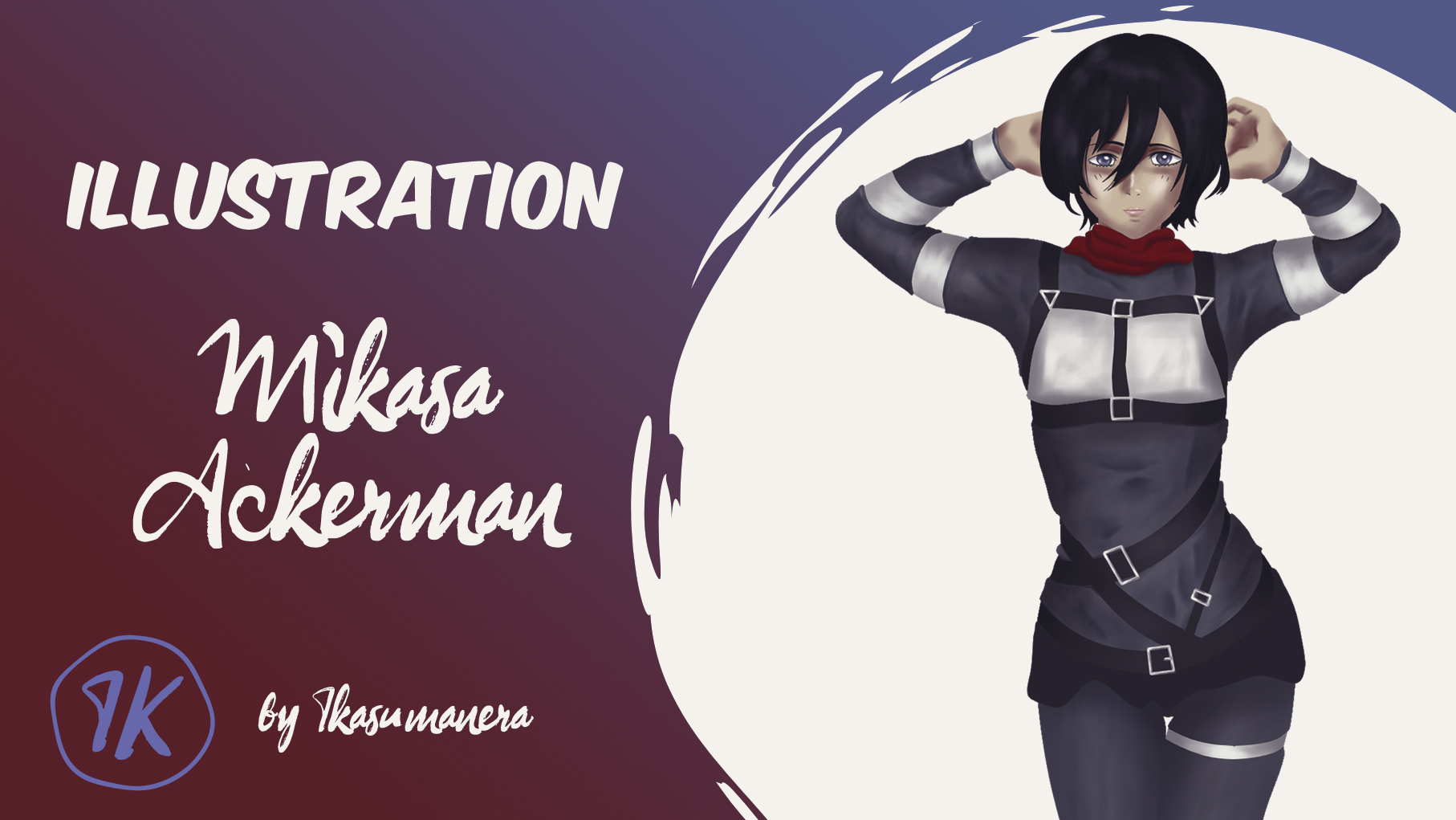 foto de portada de mikasa ackerman