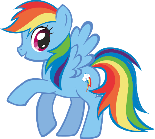 gif de rubor de rainbow dash