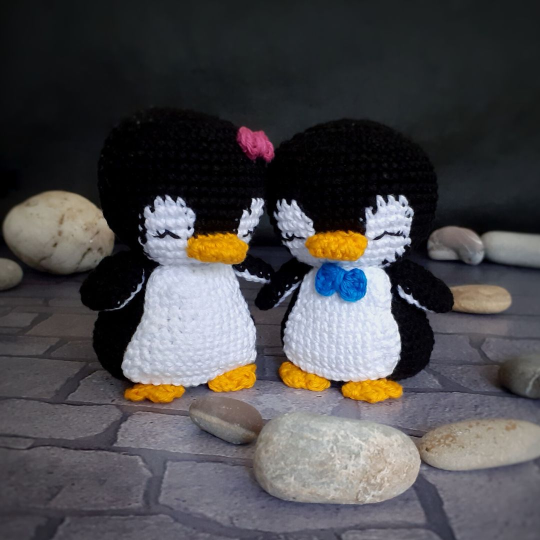 PATRÓN: Parejas Amigurumi Llavero Patrón Crochet Lovers Relleno