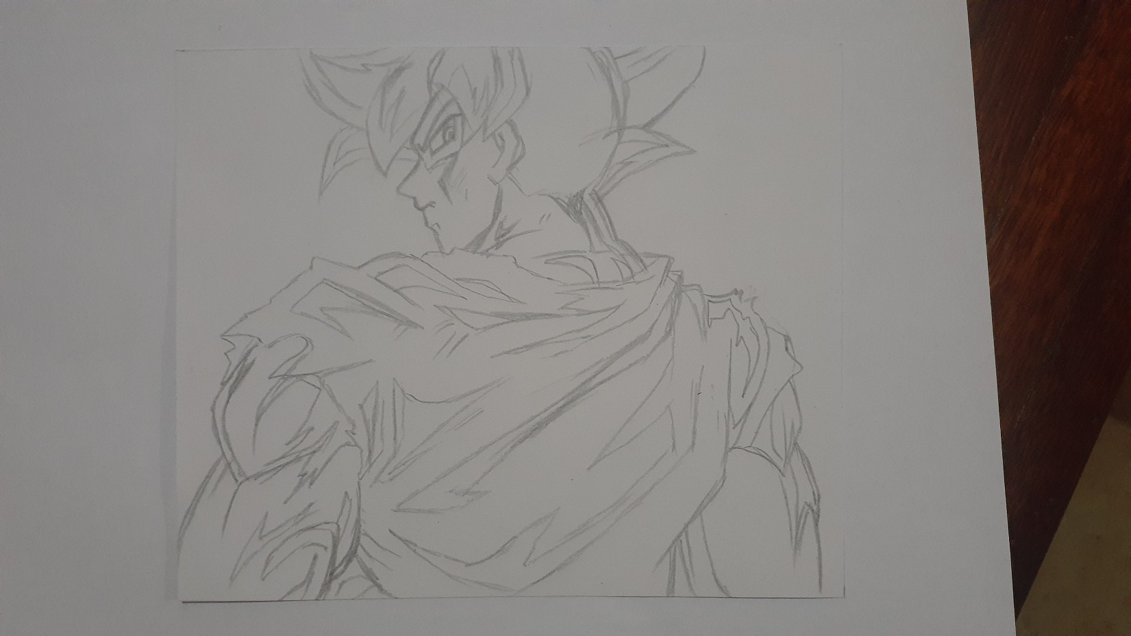ING-ESP]Goku ultra instinct drawing/ Dibujo de Goku ultra instinto — Hive