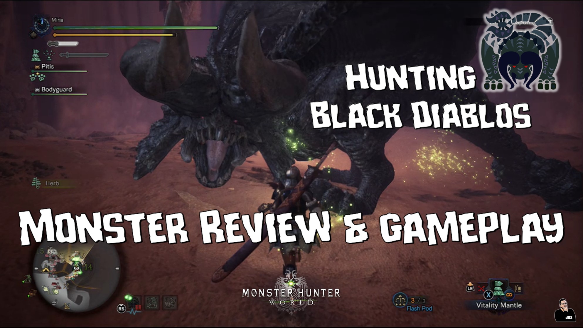 Hunting Black Diablos | ?️Monster Hunter World ⚔️| Monster Review &  Gameplay | PeakD