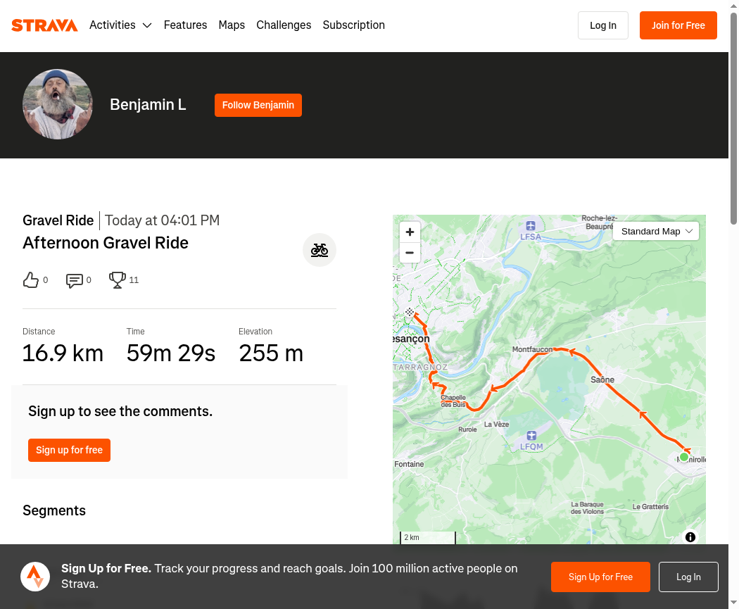 Afternoon Gravel Ride
