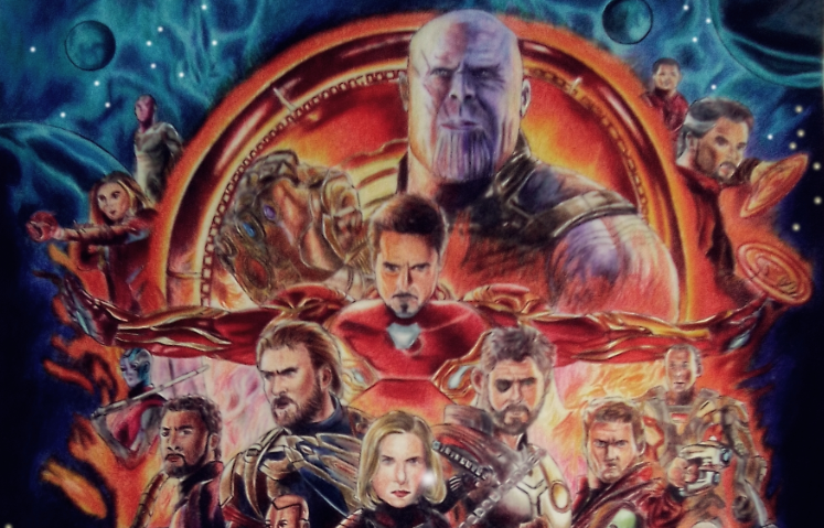 Drawing & Scribble — AVENGERS: INFINITY WAR / COMPLETED Finally, here...