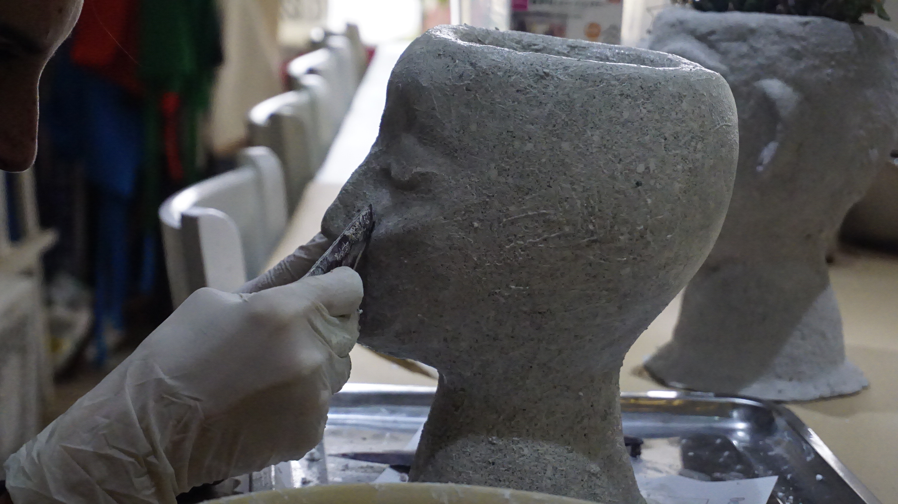 Sculpt the head.JPG