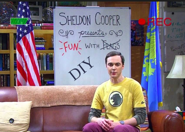 My friend Sheldon Cooper present Fun with DIY for me <3