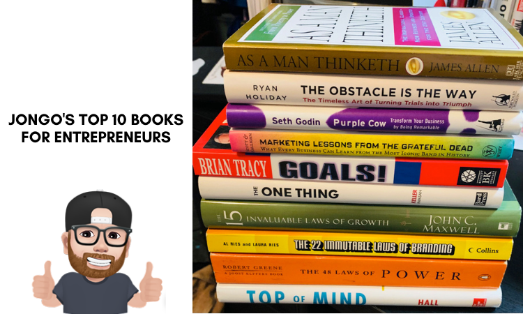 Jongo's Top 10 Books For Entrepreneurs