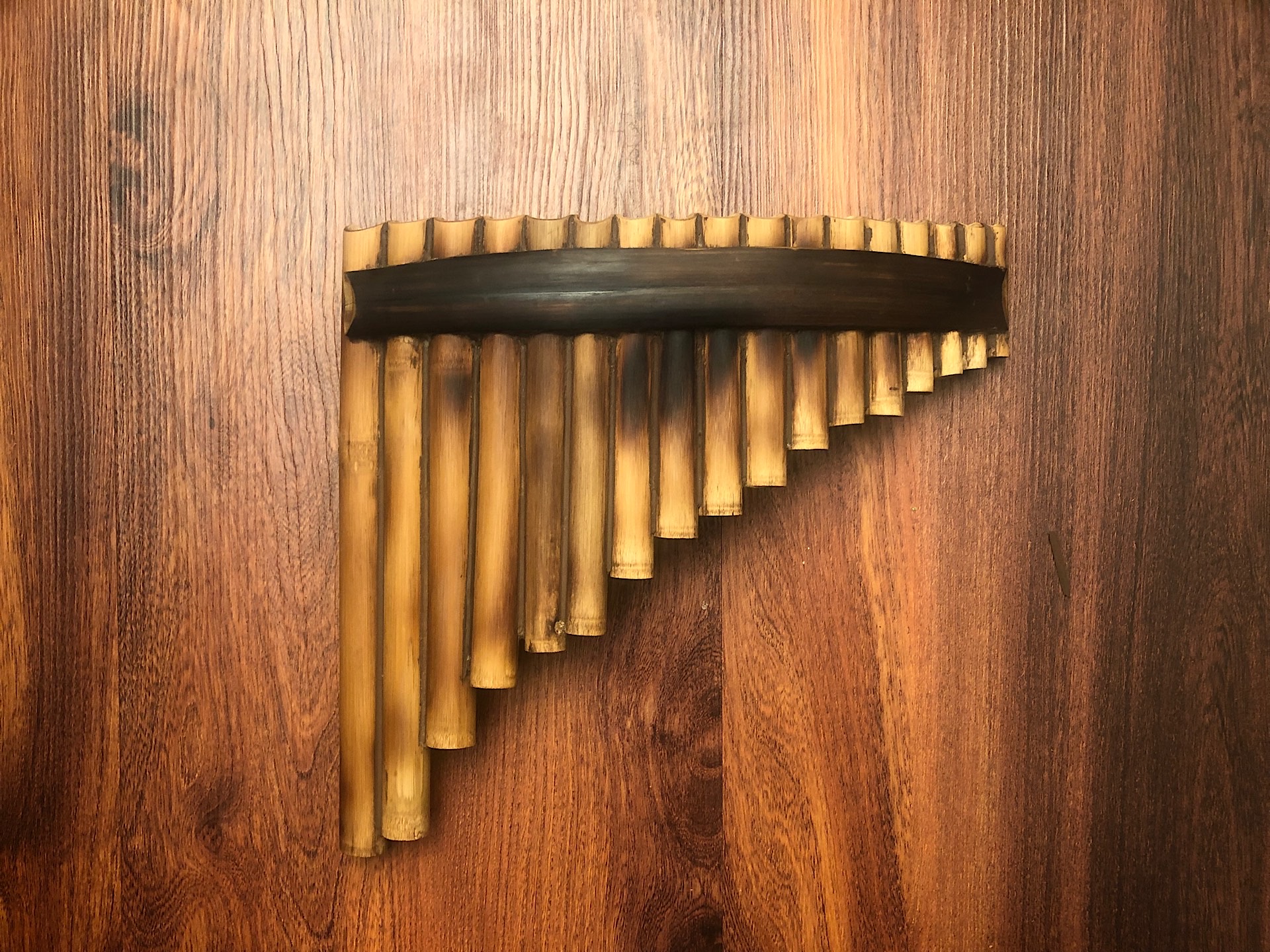 My homemade pan flute