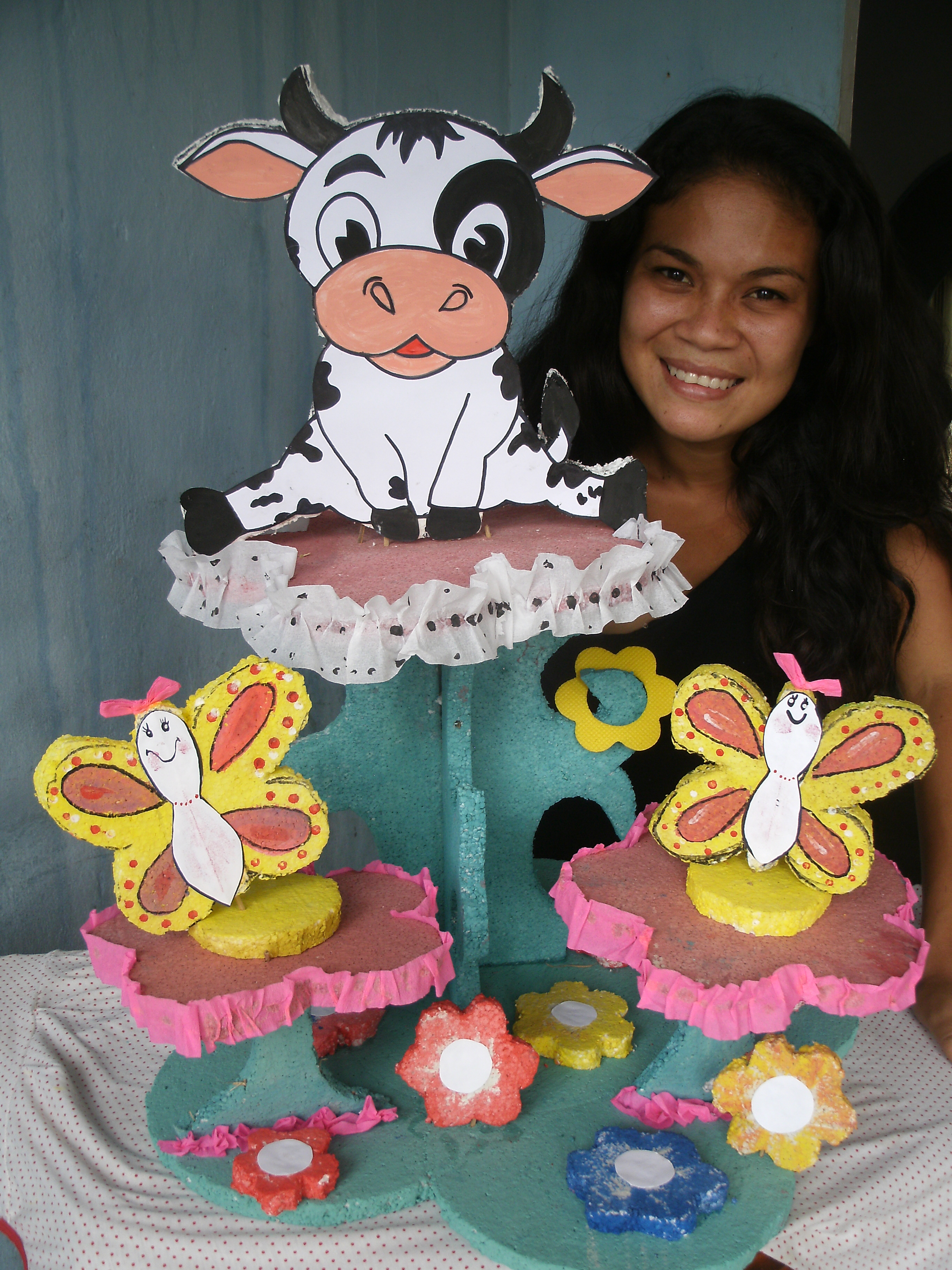 ? ?✿ Tutorial de como hacer un adorno de vaca Lola para colocar chupetas  ✿?? ||??✿? ?✿ Tutorial on how to make a lola cow ornament to place  the lollipops ✿?? || — Hive