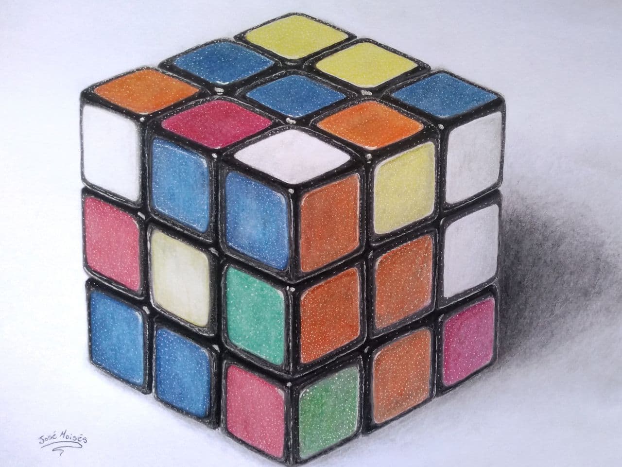 Cubo De Rubik Dibujo Dibujando el jueguete más vendido de la historia: El Cubo de Rubik (Si has  jugado con el, debes ver esto) — Hive
