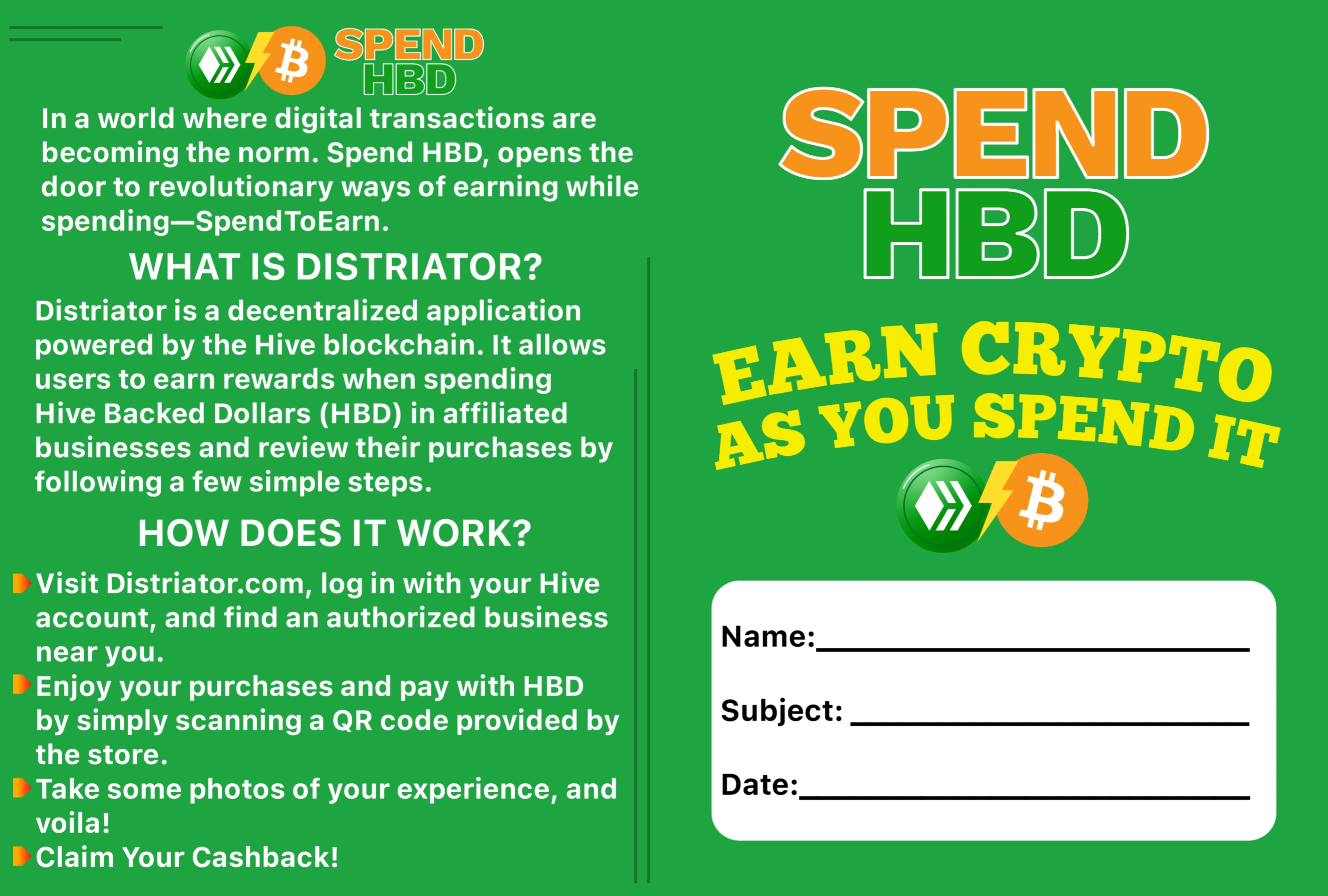 Print & Promote: My Creative Spin on SpendHBD