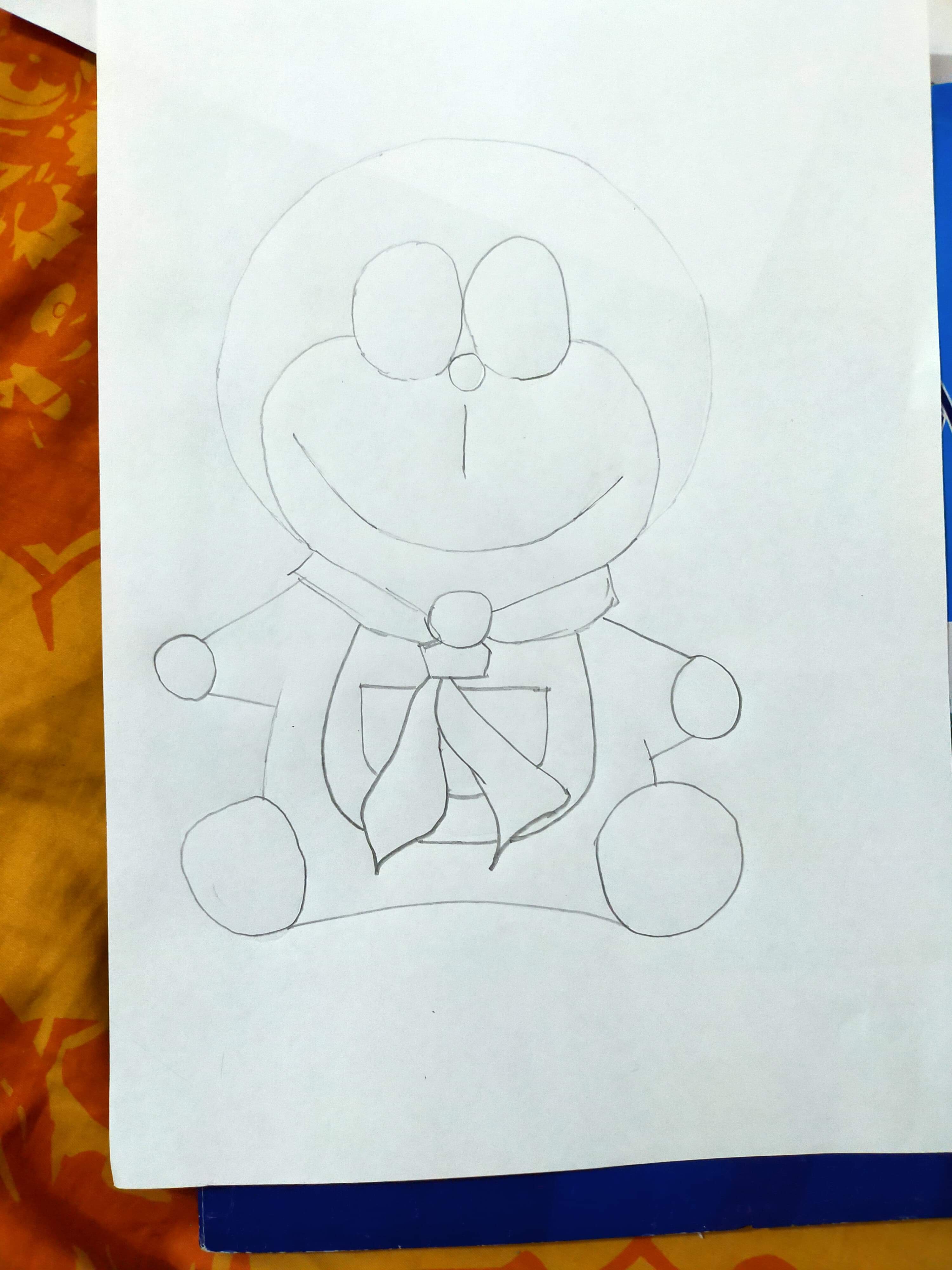 How to Draw Doraemon - Really Easy Drawing Tutorial