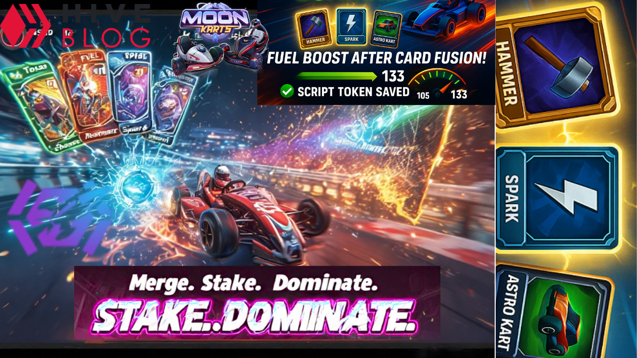 ♻️ Merge. 🃏 Stake. 💥 Dominate. | 🚗 My Moonkarts Card Fusion Experiment That Changed Everything 🏁🔥