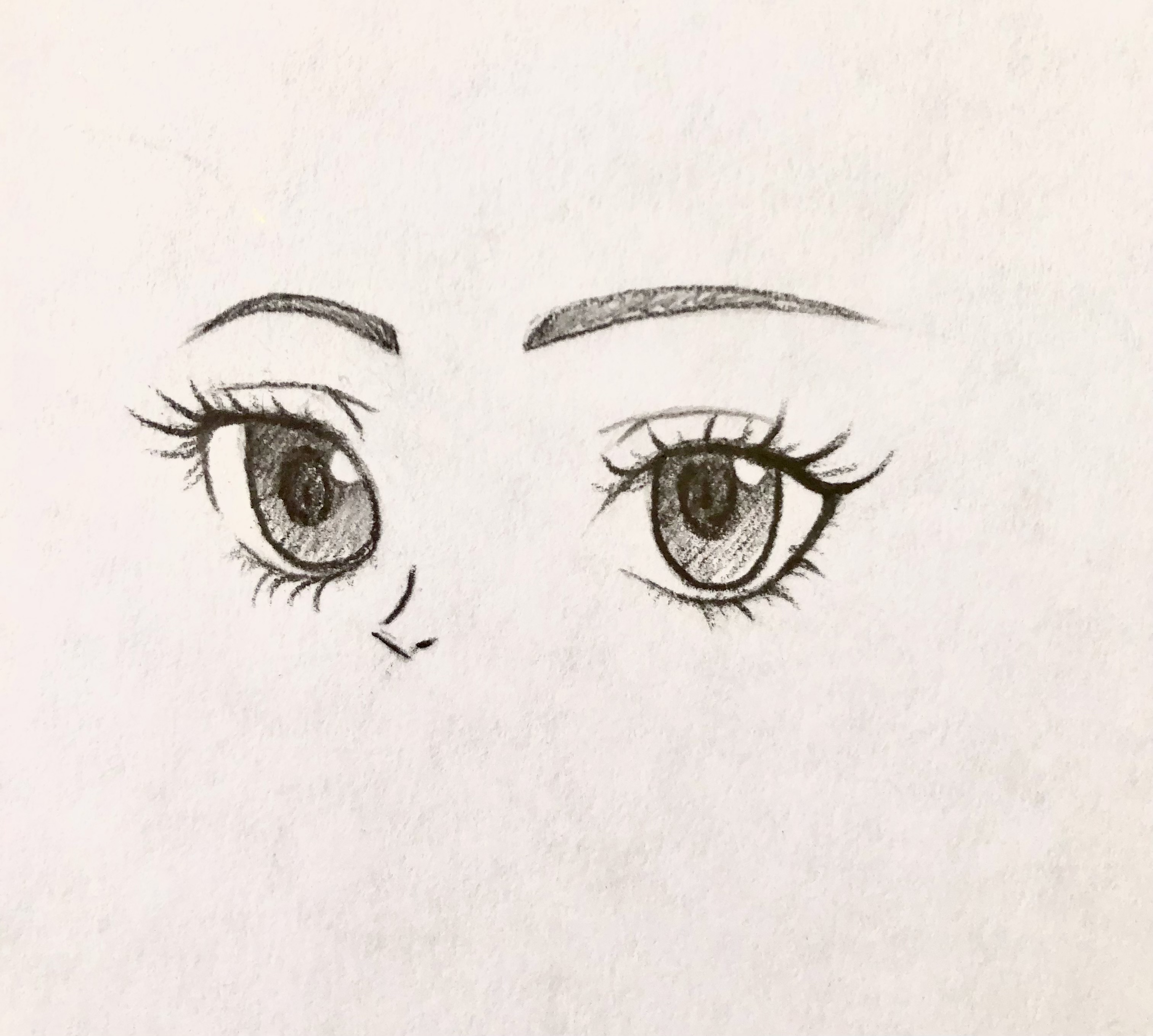 How to draw anime eyes in 4 steps/ Como dibujar ojos de anime en 4 pasos  [ENG/ESP] — Hive