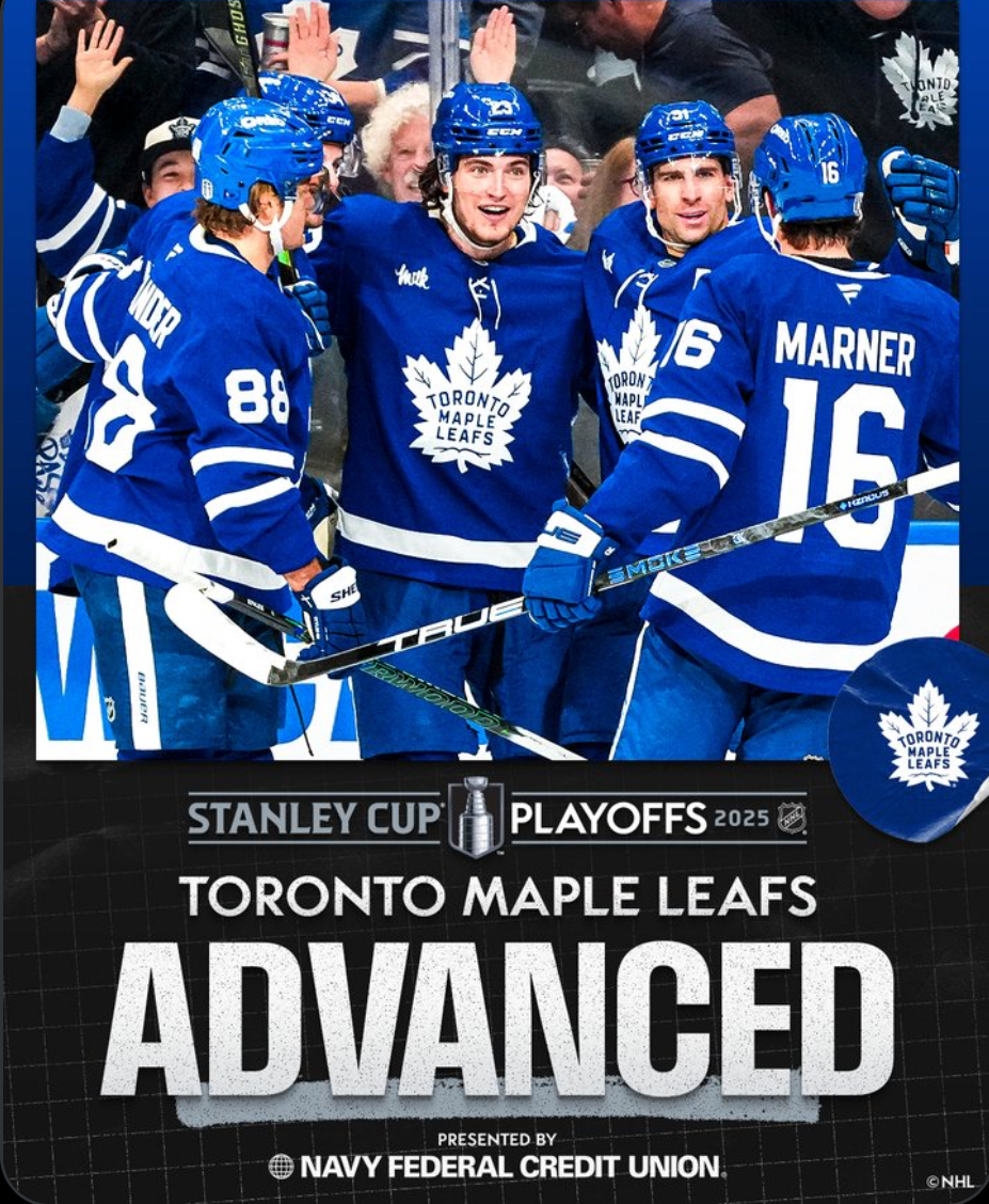Toronto Wins. Advances to the 2nd Round