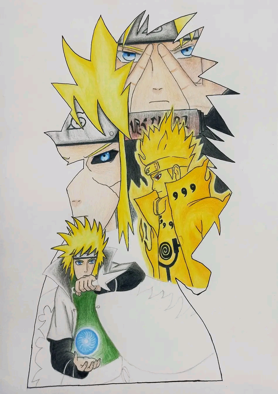 Minato, My Naruto Drawings