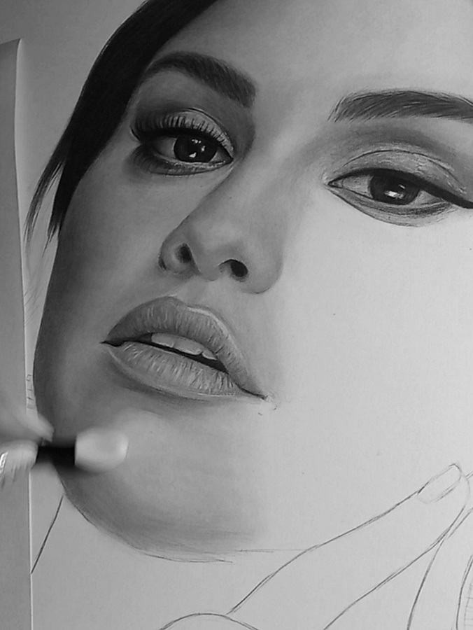SELENA GOMEZ - Colored Pencil Drawing | Portrait Drawing by:… | Flickr