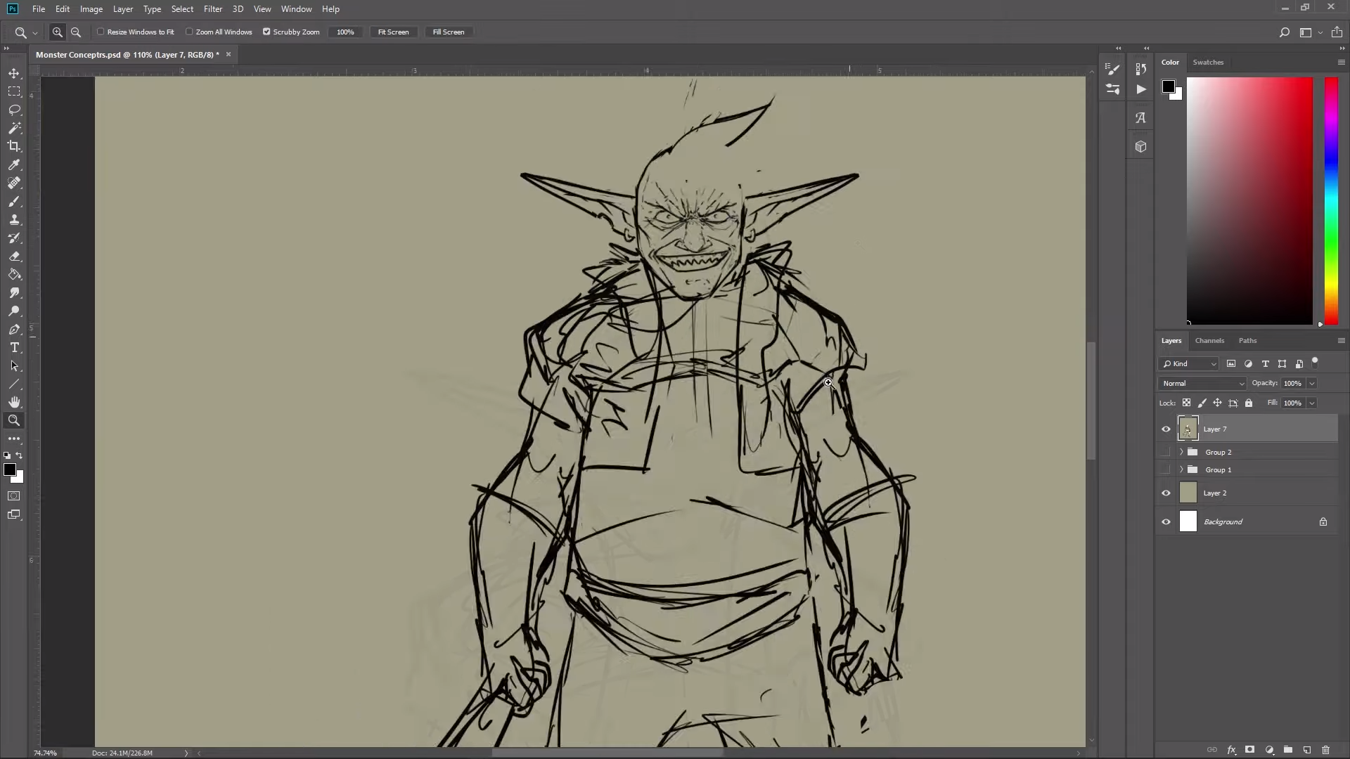 SPEEDDRAWING GOBLINLORD 11 screenshot.png