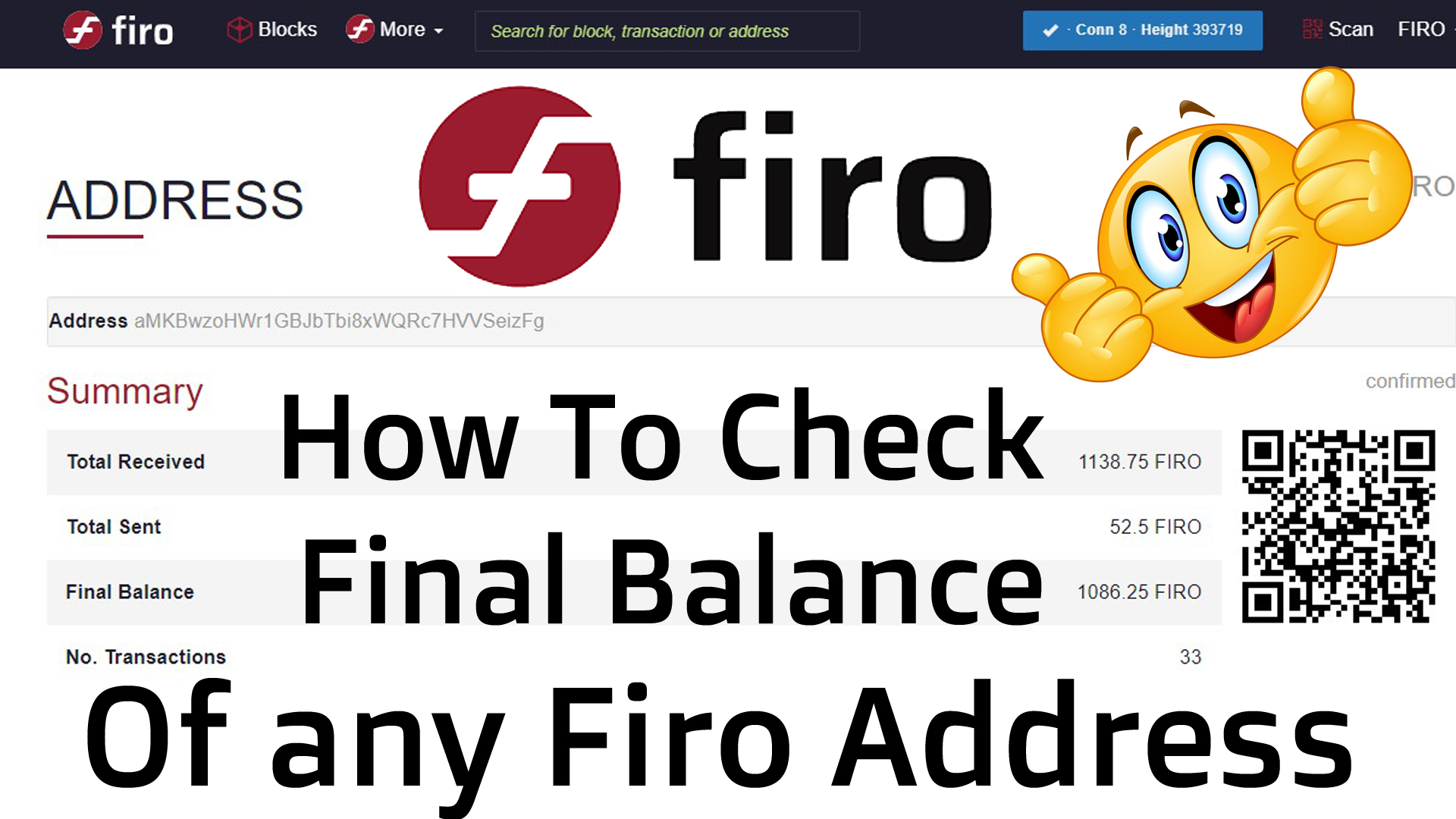 How To Check Final Balance of any Firo Coin Address by Crypto Wallets Info.jpg