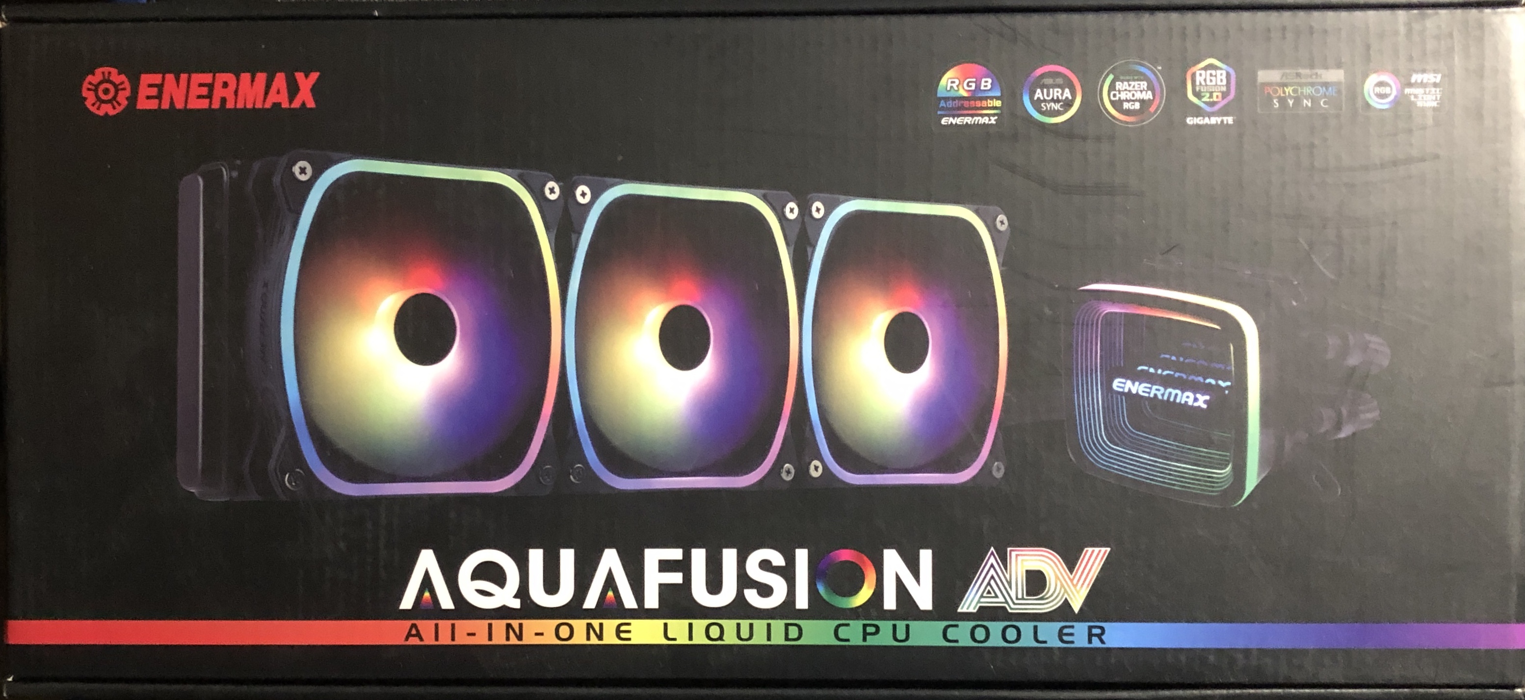 Enermax Aquafusion Adv ELC-AQFA360-SQA 360mm ARGB AIO.JPG