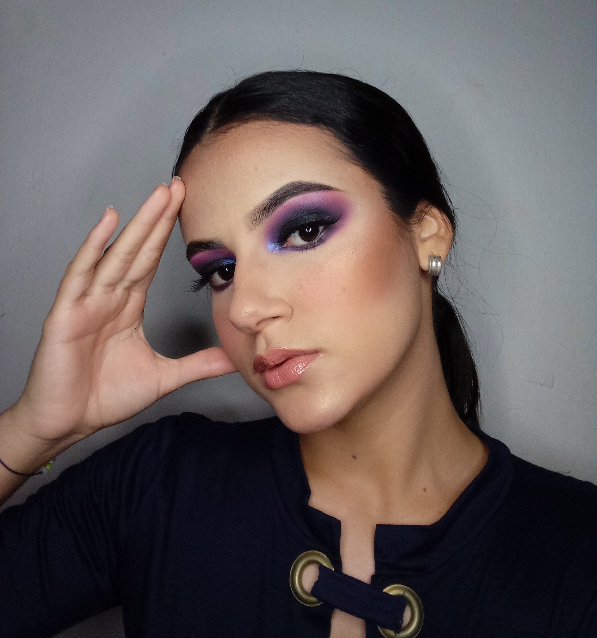 Smokey eye ?️ Transiciones en morado. — Hive