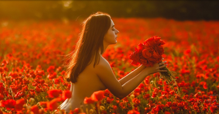mujer desnuda campo rojo.jpg