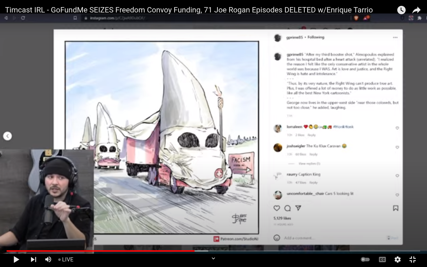 Screenshot at 2022-02-04 18:00:43 Canada Truckers KKK Meme Freedom Convoy.png