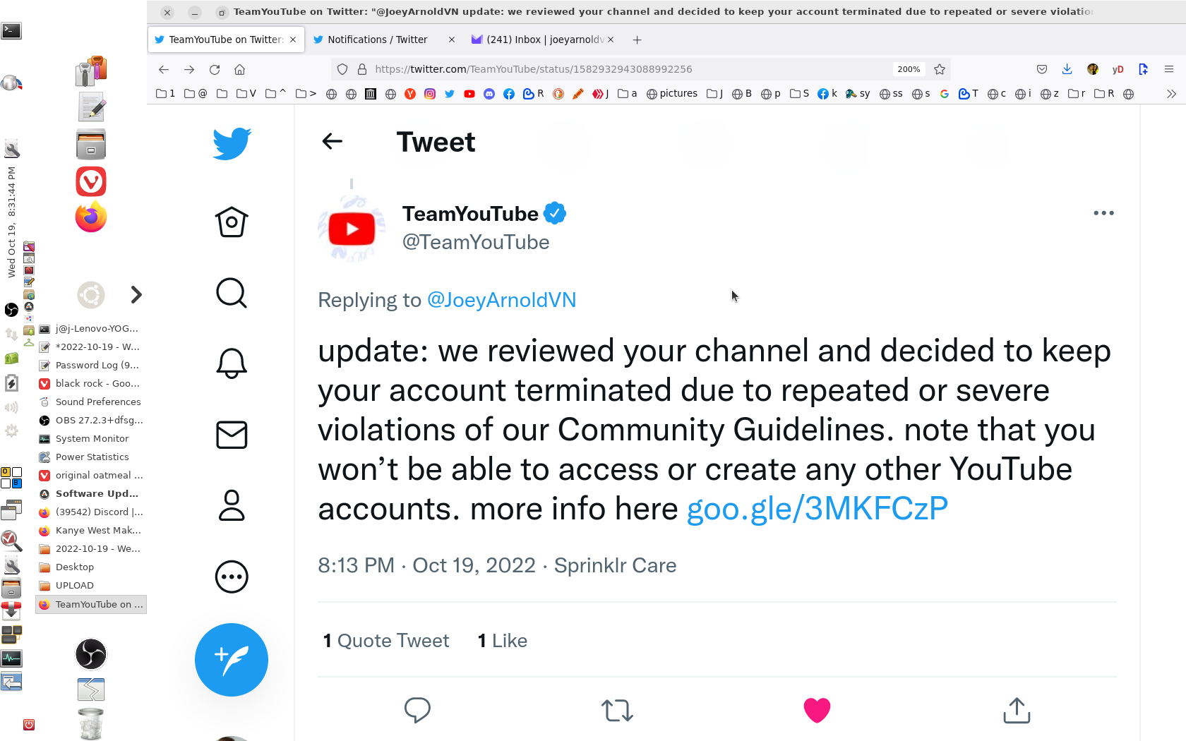 Screenshot at 2022-10-19 20-31-44 YOUTUBE BANNED JOEYARNOLD7 AND THEN LIED ABOUT IT.png