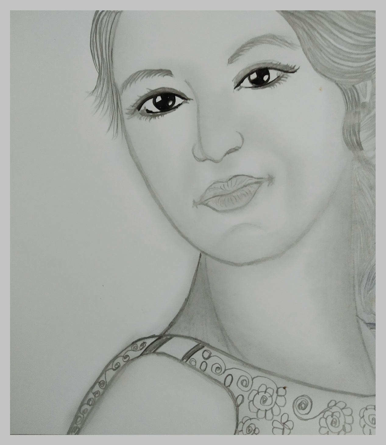 A Beautiful Indian Lady Holding A Matka  Pencil Sketch by Noharika Deogade   Exotic India Art